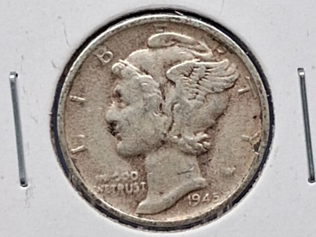 1945 S Mercury Dime Coin