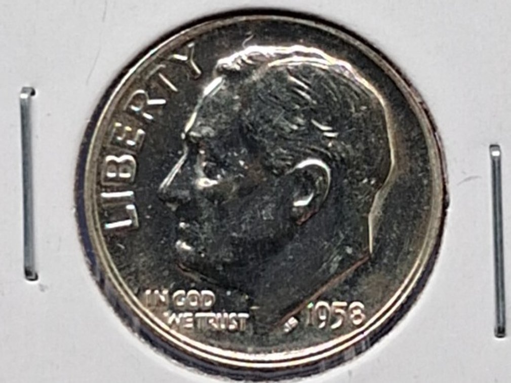1958 Proof Roosevelt Dime Coin