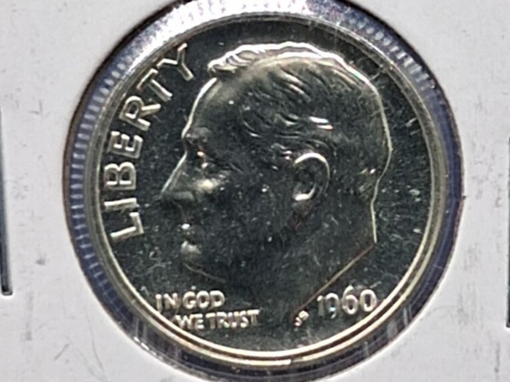 1960 Proof Roosevelt Dime Coin