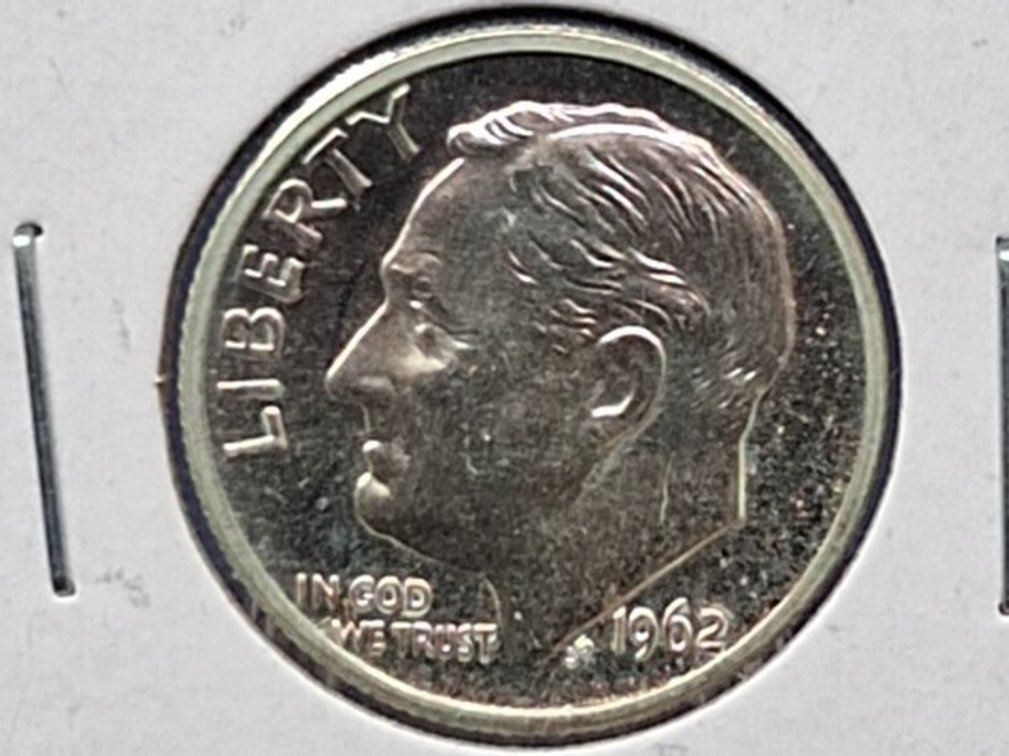 1962 Proof Roosevelt Dime Coin