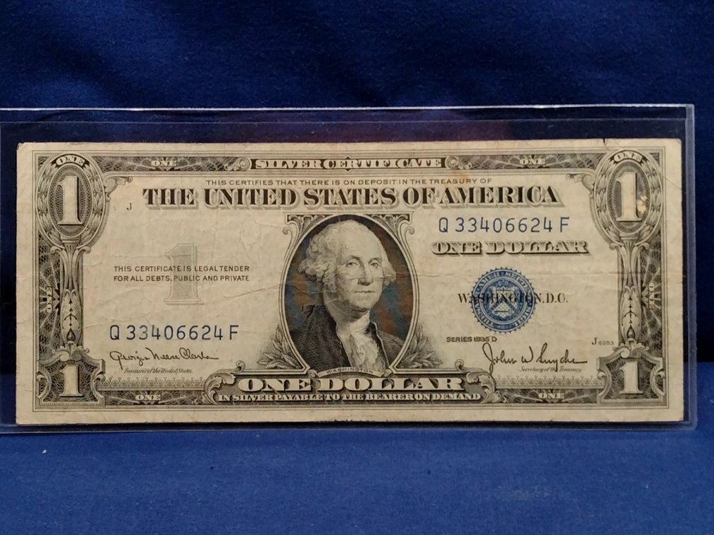 1935 D $1 Silver Certificate Note