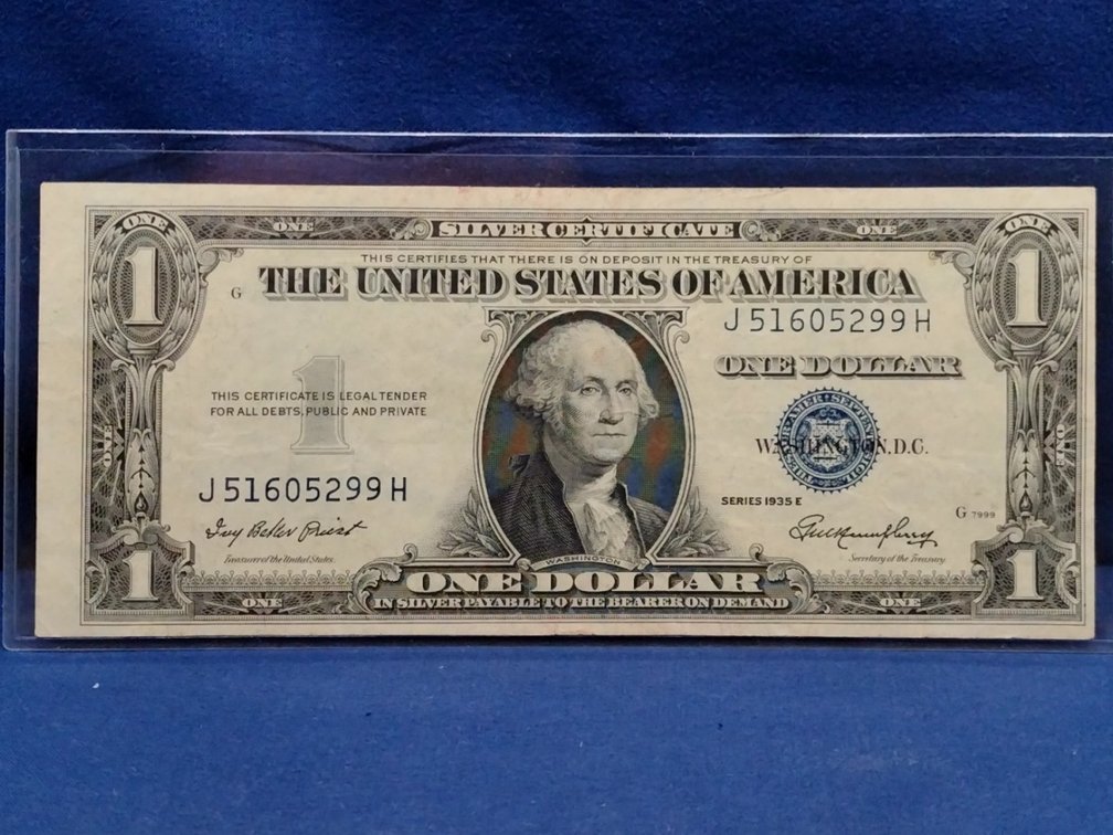 1935 E $1 Silver Certificate Note