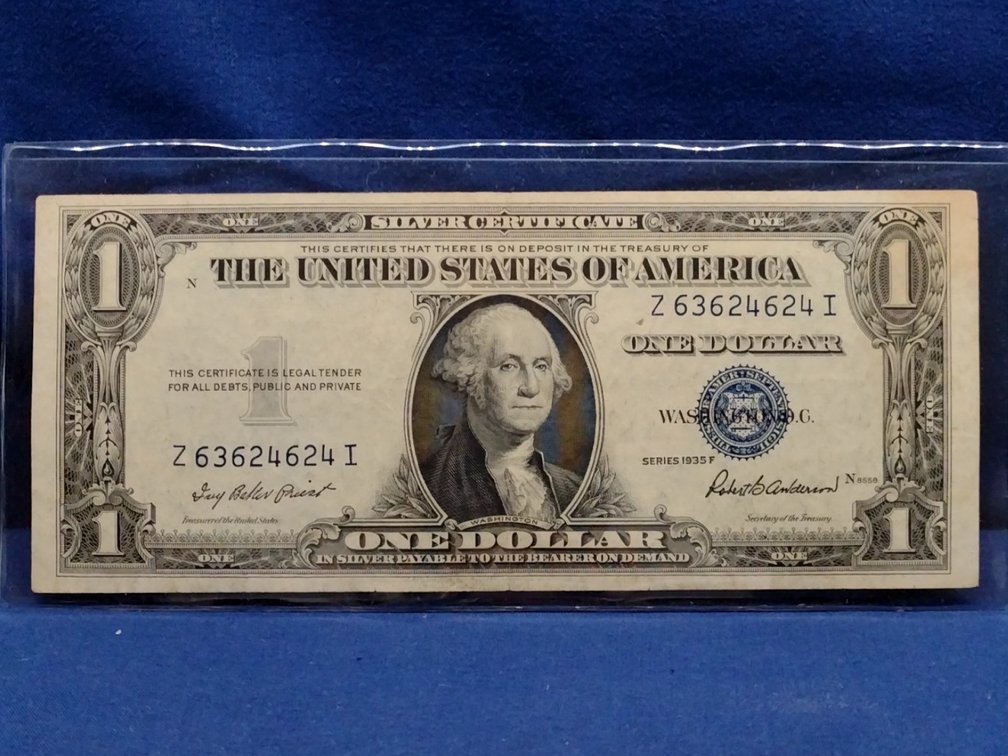 1935 F $1 Silver Certificate Note