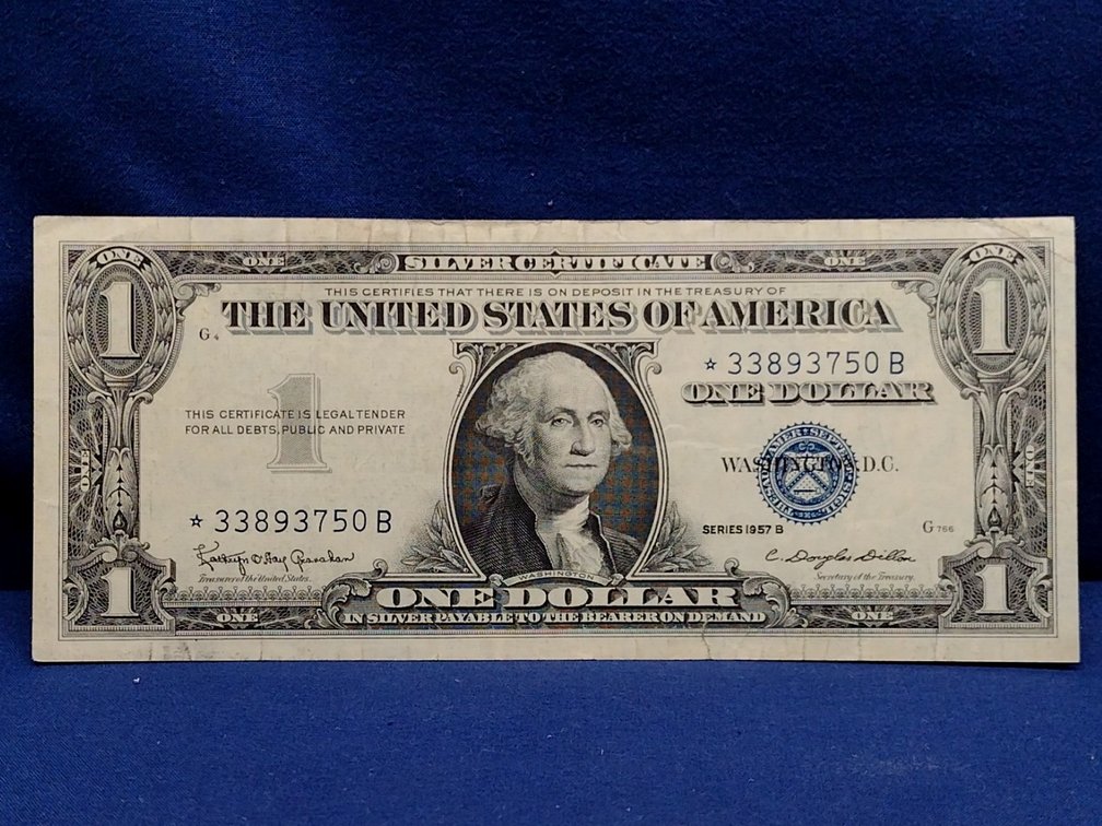 1957 B $1 Silver Certificate Star Note
