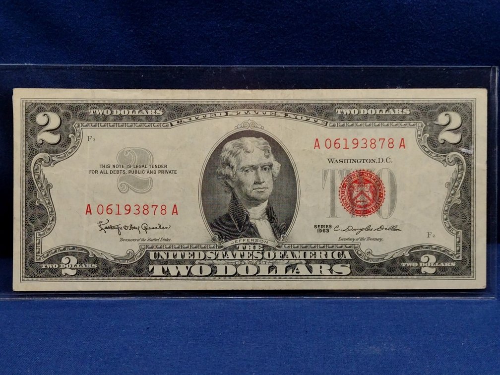 1963 $2 Red Seal Note