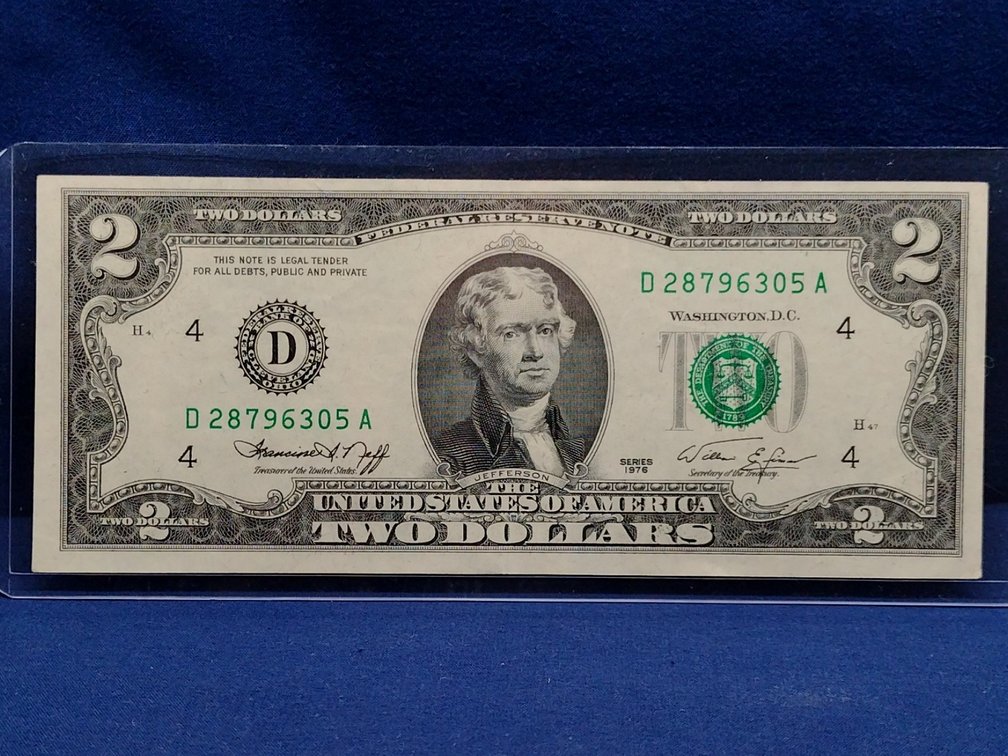 1976 $2 FRN-Cleveland Note