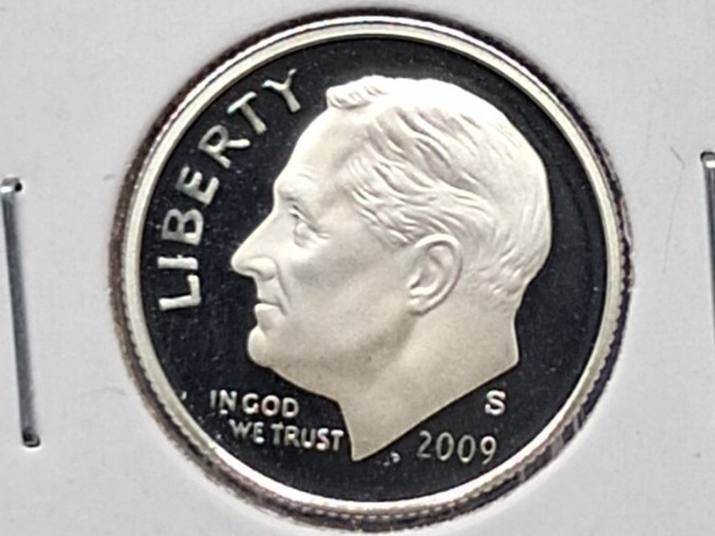 2009 S Silver Proof Roosevelt Dime Coin