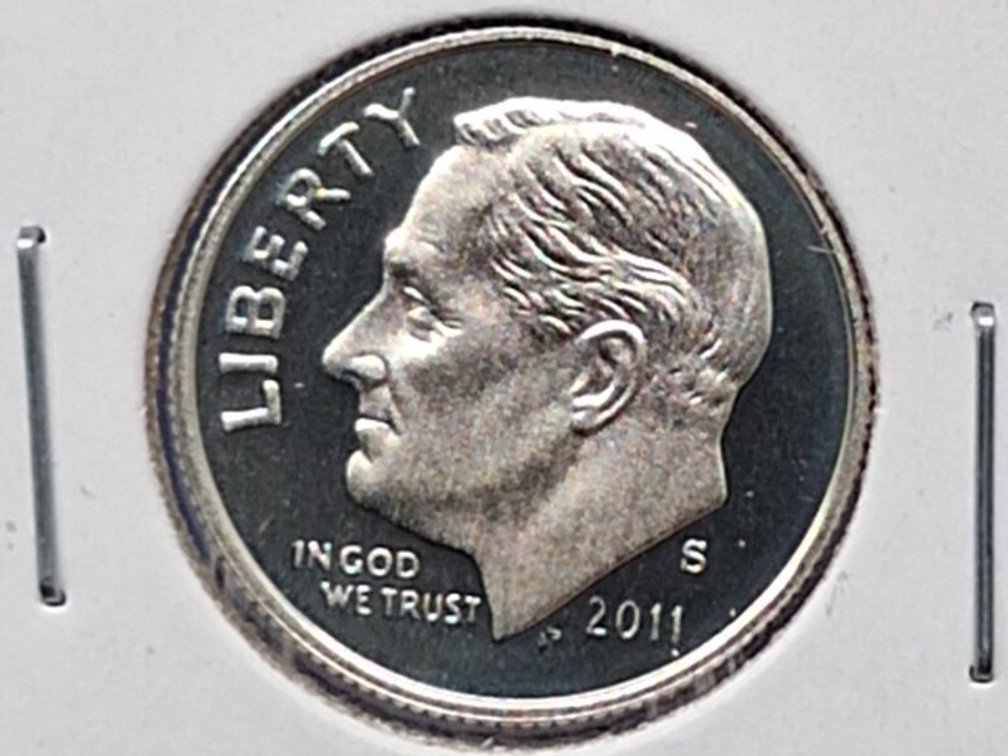 2011 S Silver Proof Roosevelt Dime Coin