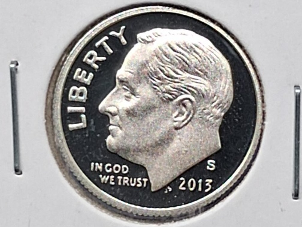 2013 S Silver Proof Roosevelt Dime Coin