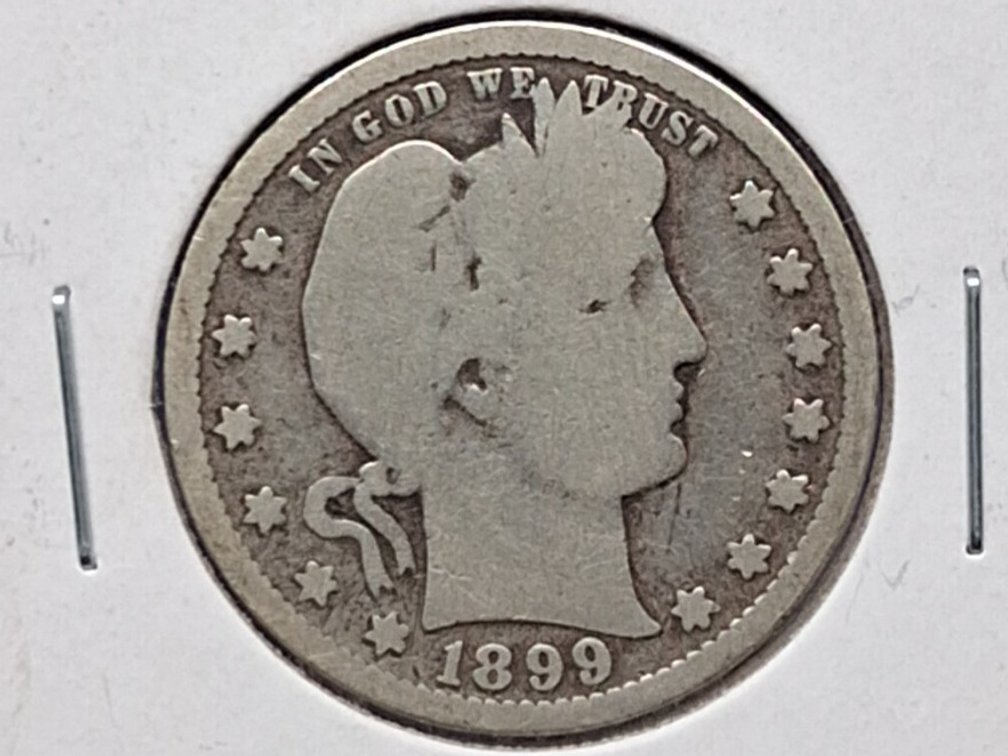 1899 Barber Quarter Coin