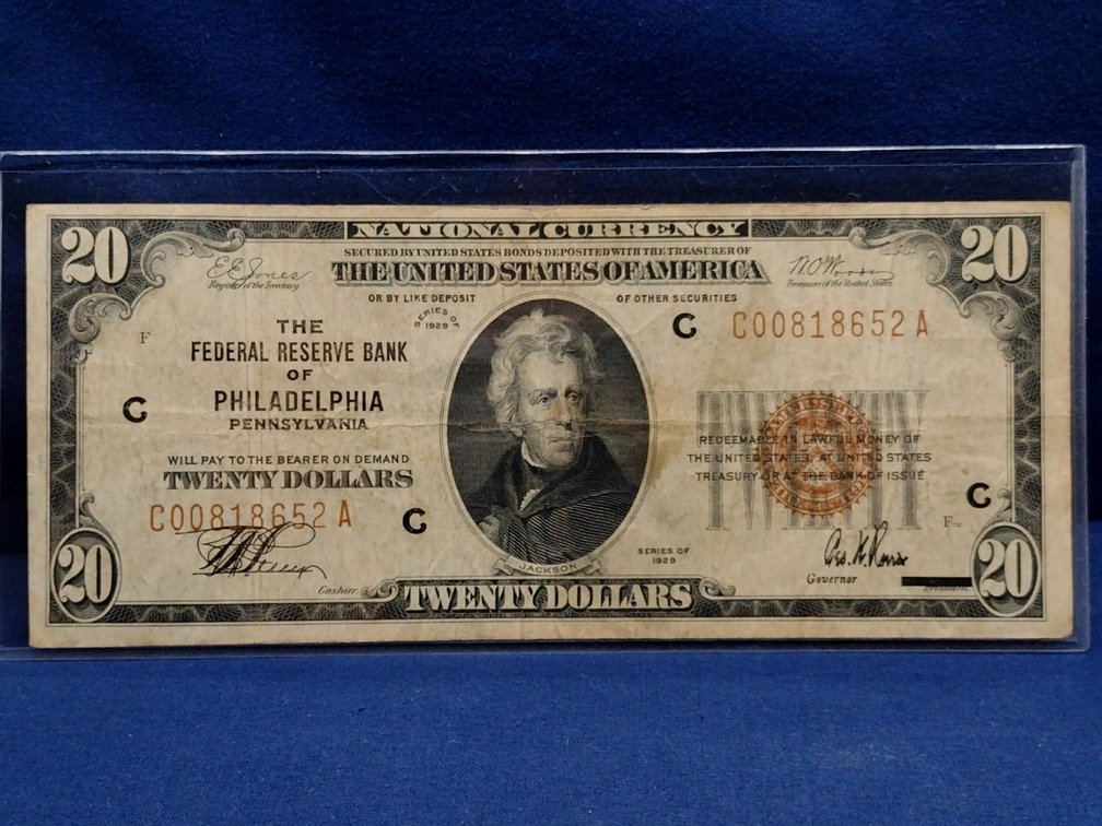 1929 $10 National Currency Brown Seal Note