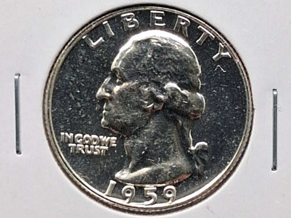 1959 Proof Washington Quarter Coin
