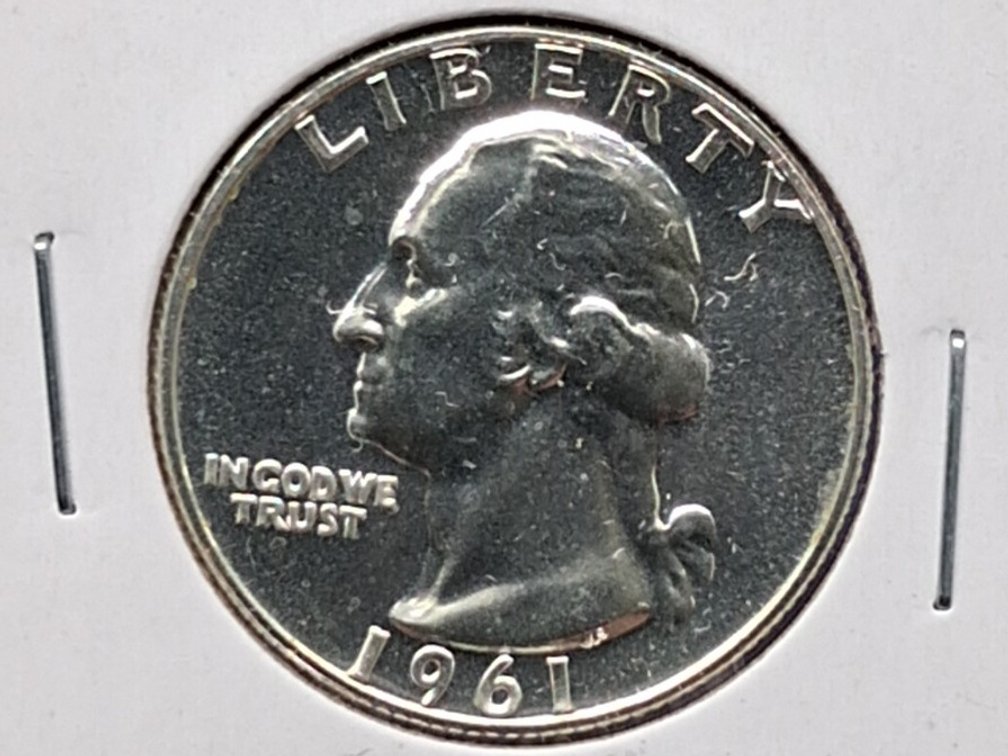 1961 Proof Washington Quarter Coin