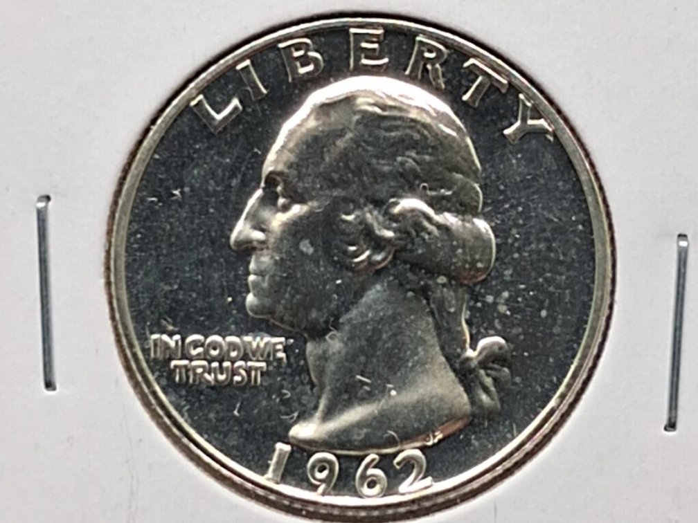 1962 Proof Washington Quarter Coin