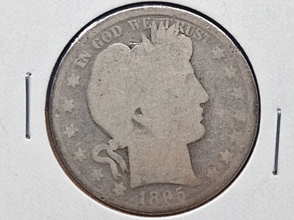 1895 Barber Half Dollar Coin