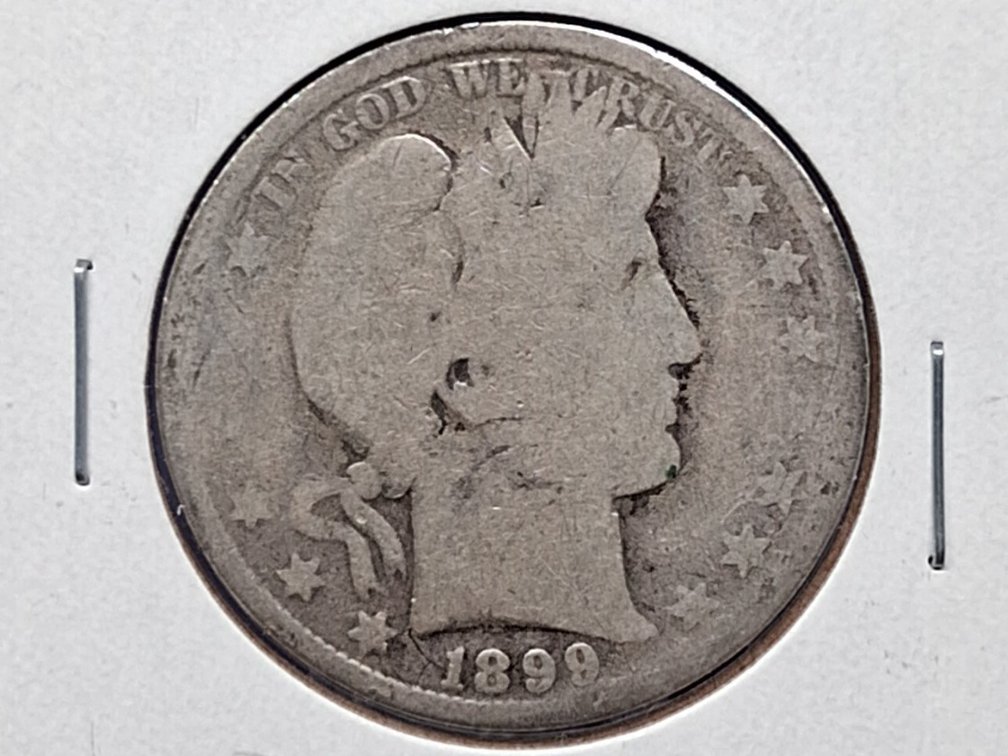 1899 Barber Half Dollar Coin