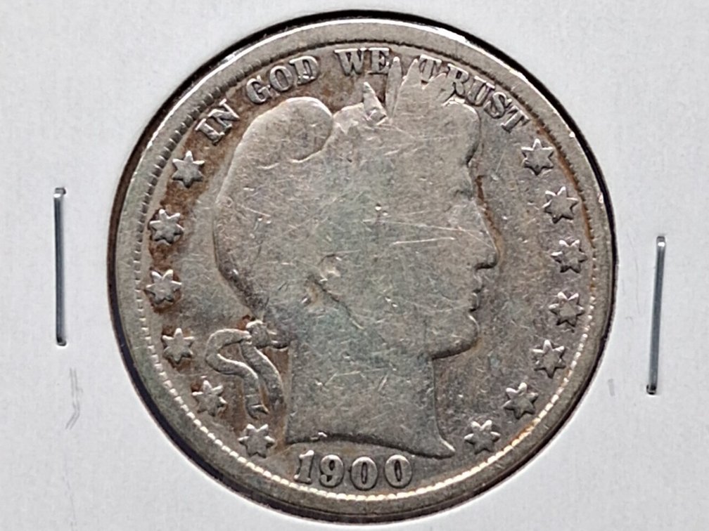 1900 Barber Half Dollar Coin