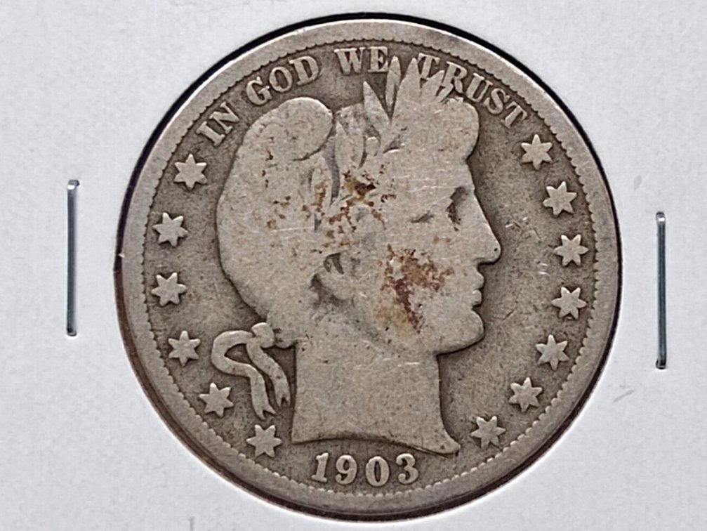 1903 O Barber Half Dollar Coin