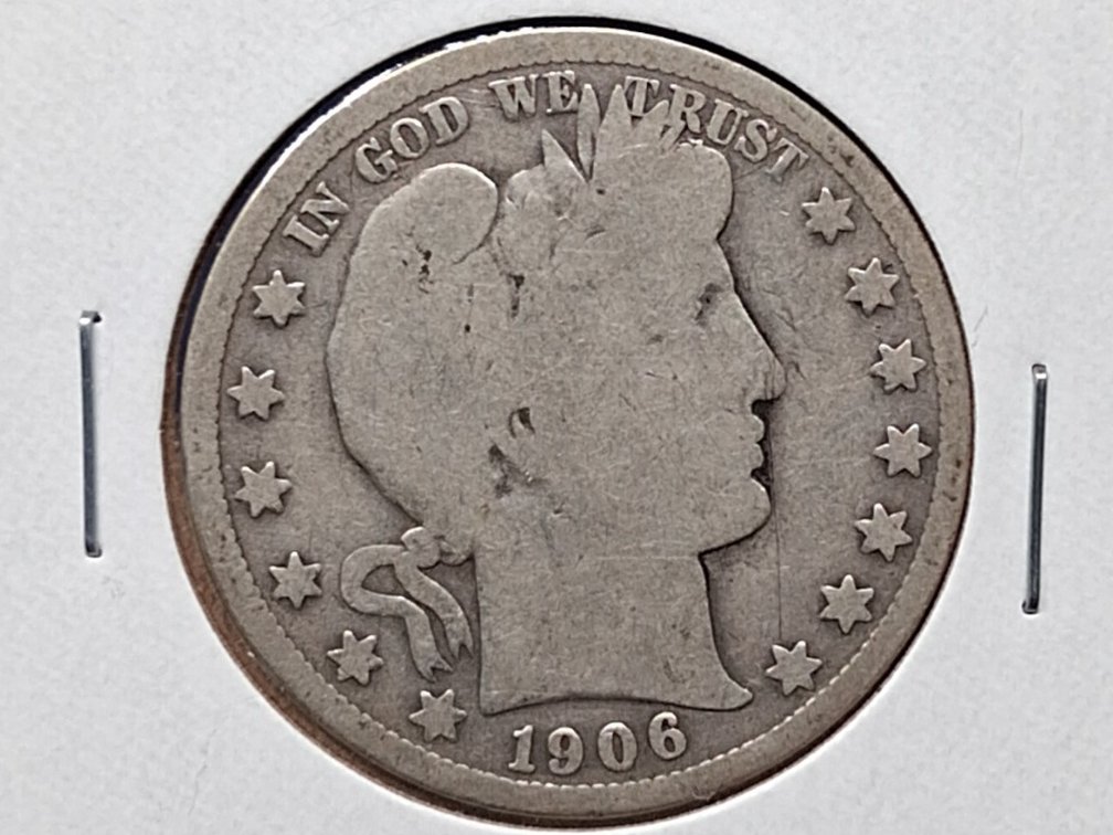 1906 Barber Half Dollar Coin