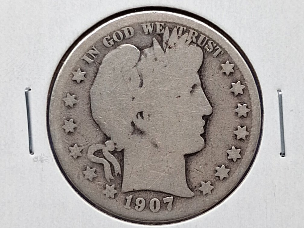 1907 O Barber Half Dollar Coin