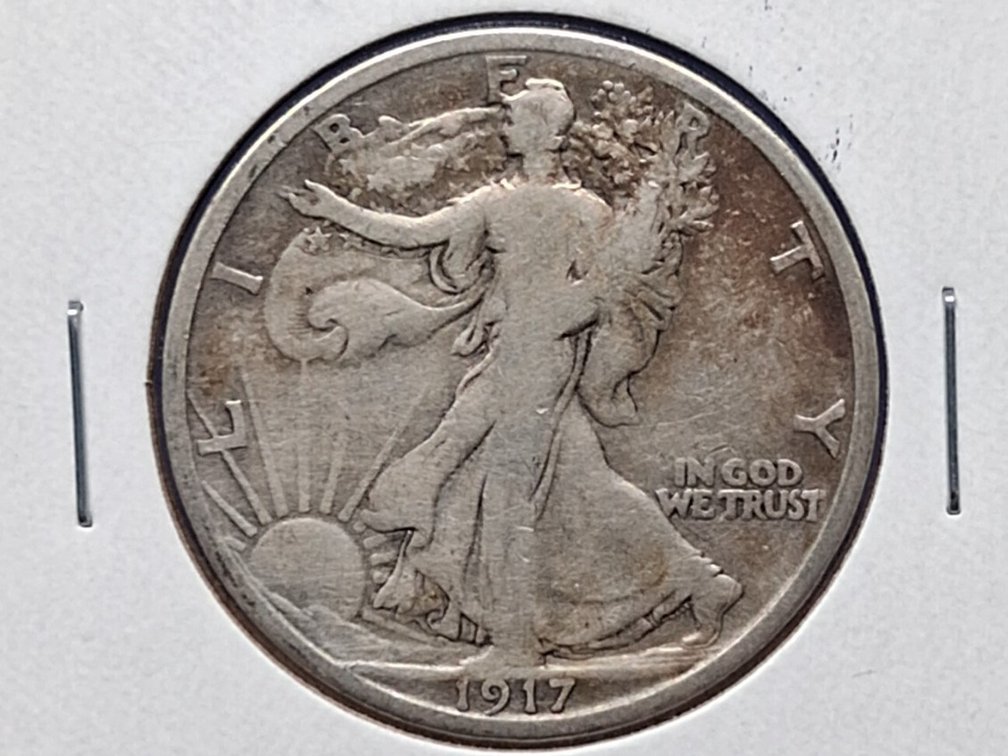 1917 Walking Liberty Half Dollar Coin