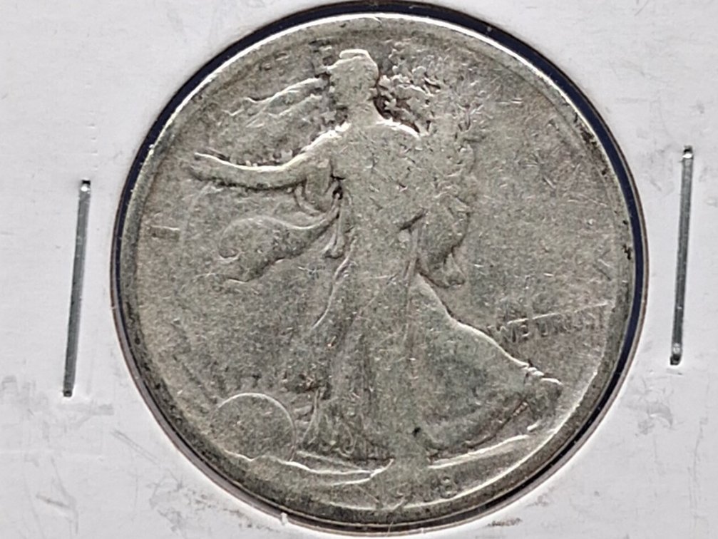 1918 Walking Liberty Half Dollar Coin