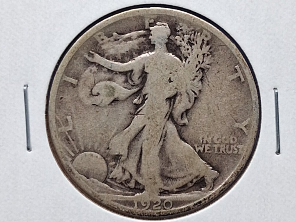 1920 Walking Liberty Half Dollar Coin