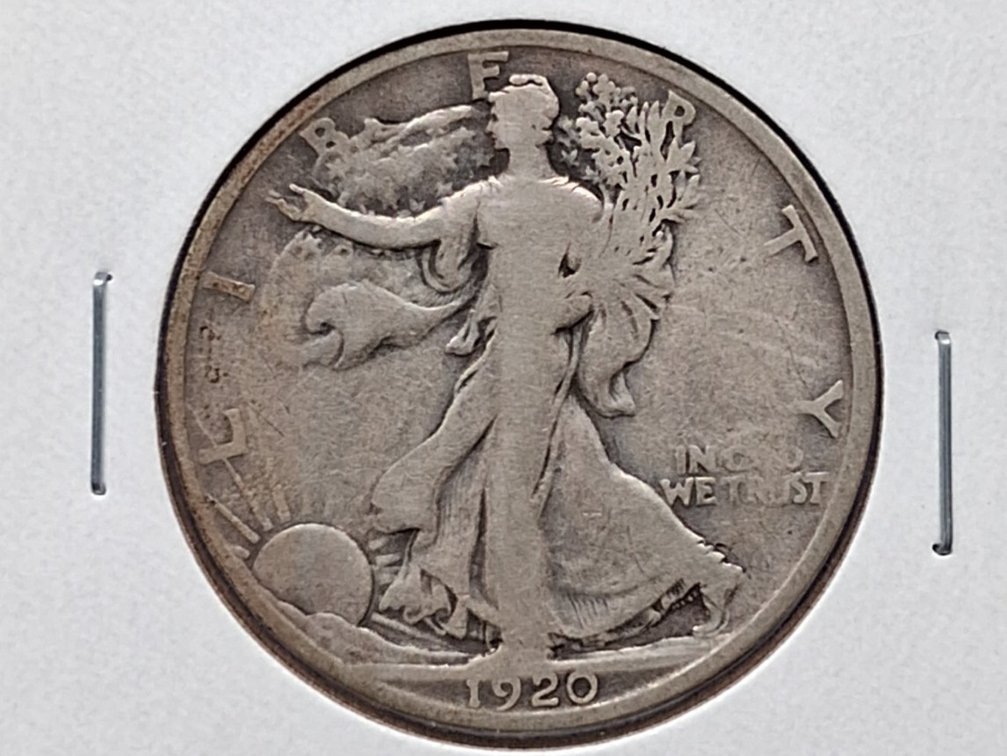 1920 S Walking Liberty Half Dollar Coin