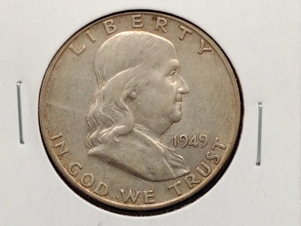 1949 D Franklin Half Dollar Coin