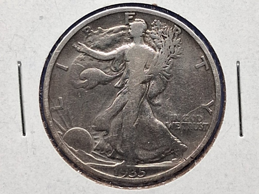 1935 Walking Liberty Half Dollar Coin