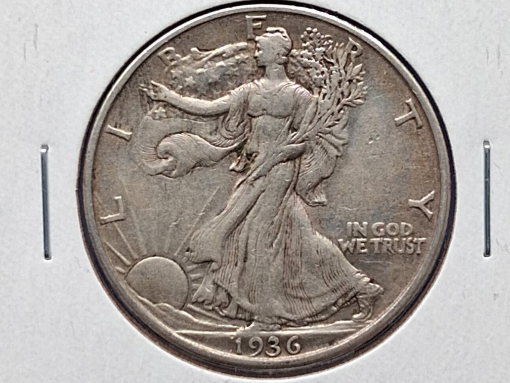 1936 D Walking Liberty Half Dollar Coin