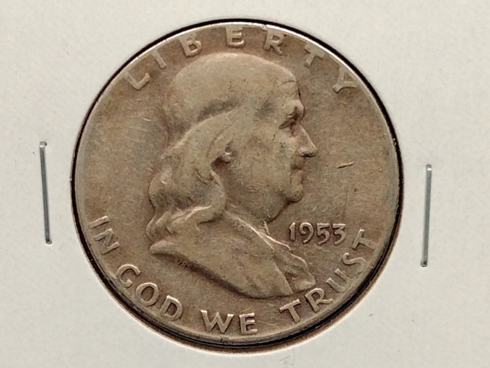 1953 Franklin Half Dollar Coin