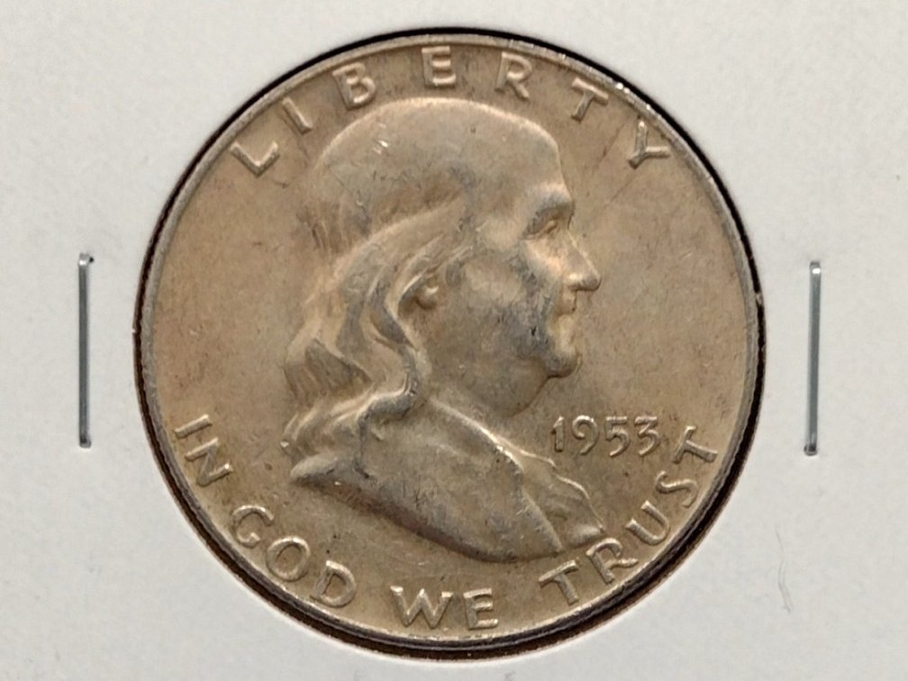 1953 D Franklin Half Dollar Coin