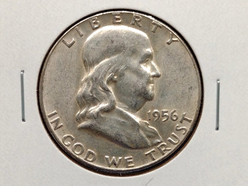 1956 Franklin Half Dollar Coin