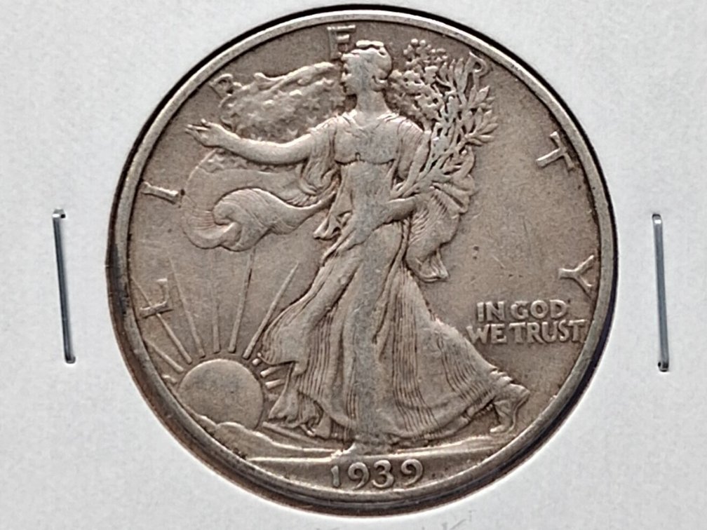 1939 Walking Liberty Half Dollar Coin