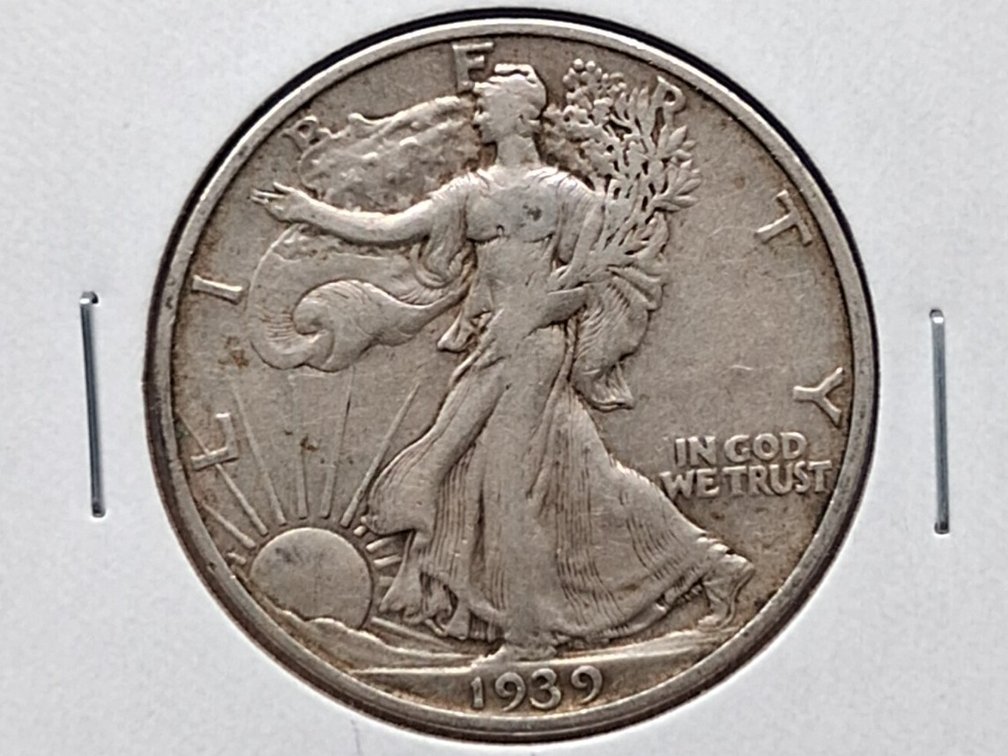1939 S Walking Liberty Half Dollar Coin