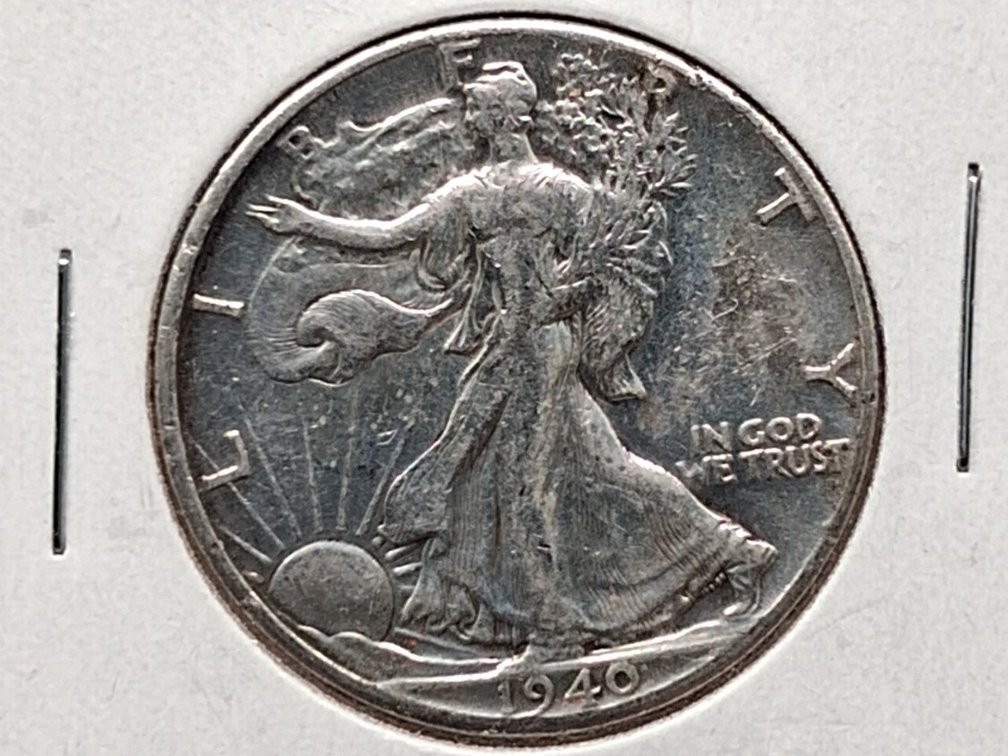 1940 Walking Liberty Half Dollar Coin