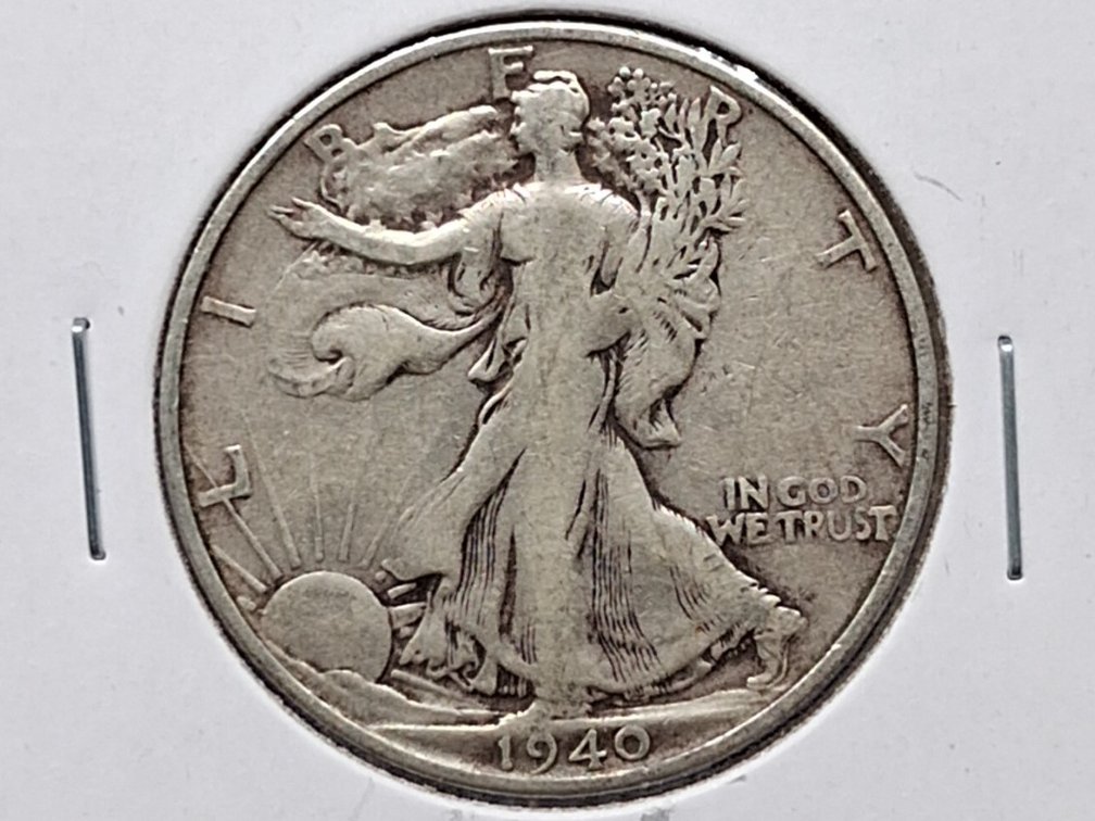 1940 S Walking Liberty Half Dollar Coin