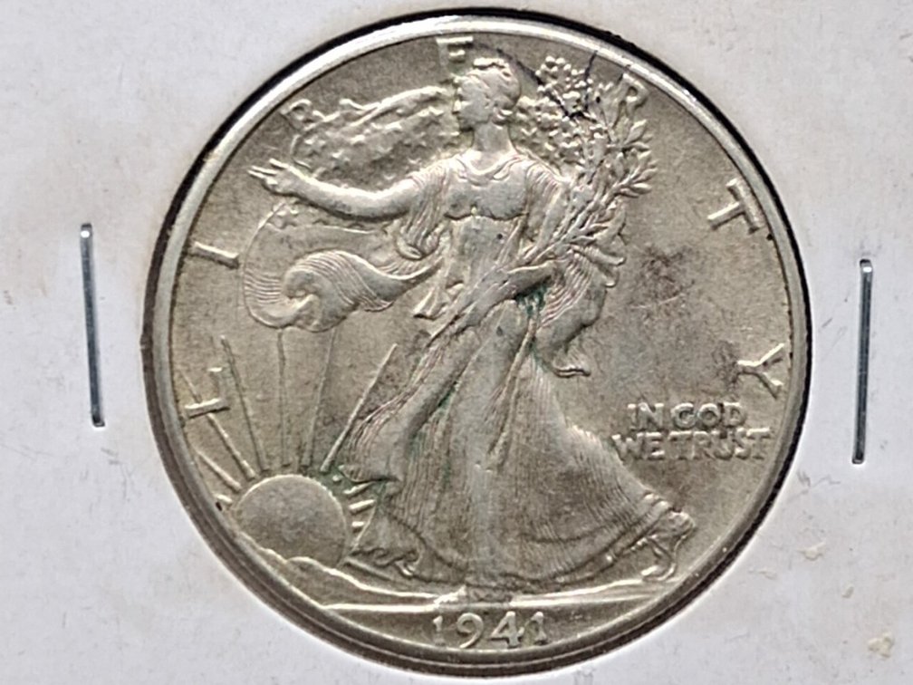 1941 Walking Liberty Half Dollar Coin