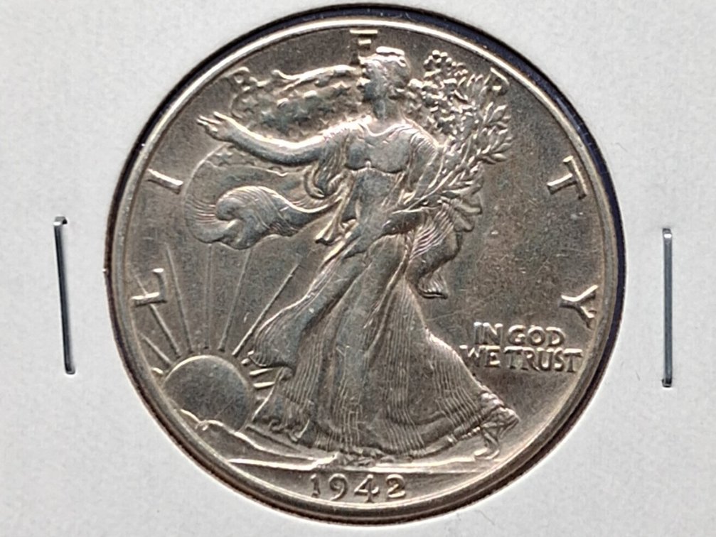 1942 Walking Liberty Half Dollar Coin
