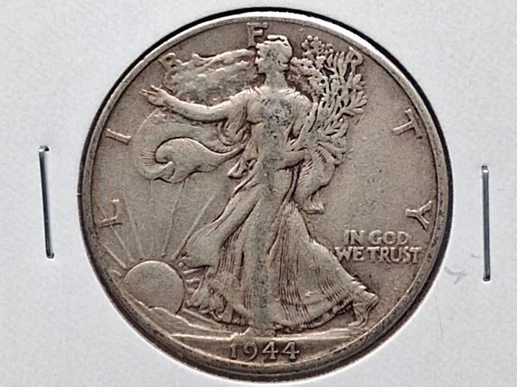 1944 D Walking Liberty Half Dollar Coin