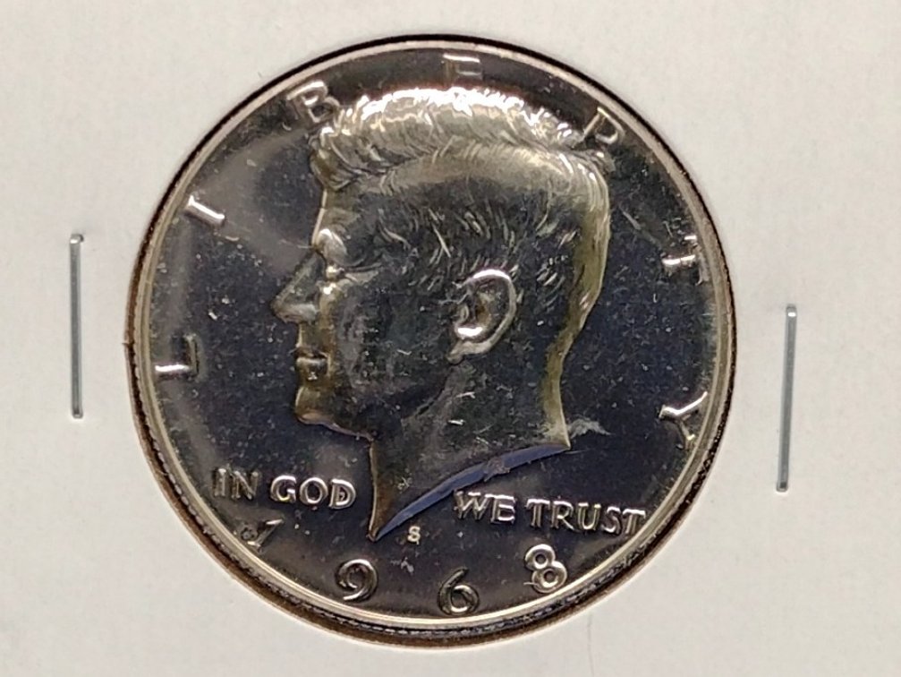 1968 S Proof 40% Silver Kennedy Half Dollar Coin
