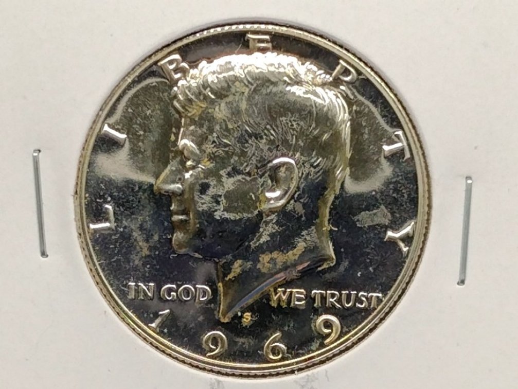 1969 S Proof 40% Silver Kennedy Half Dollar Coin