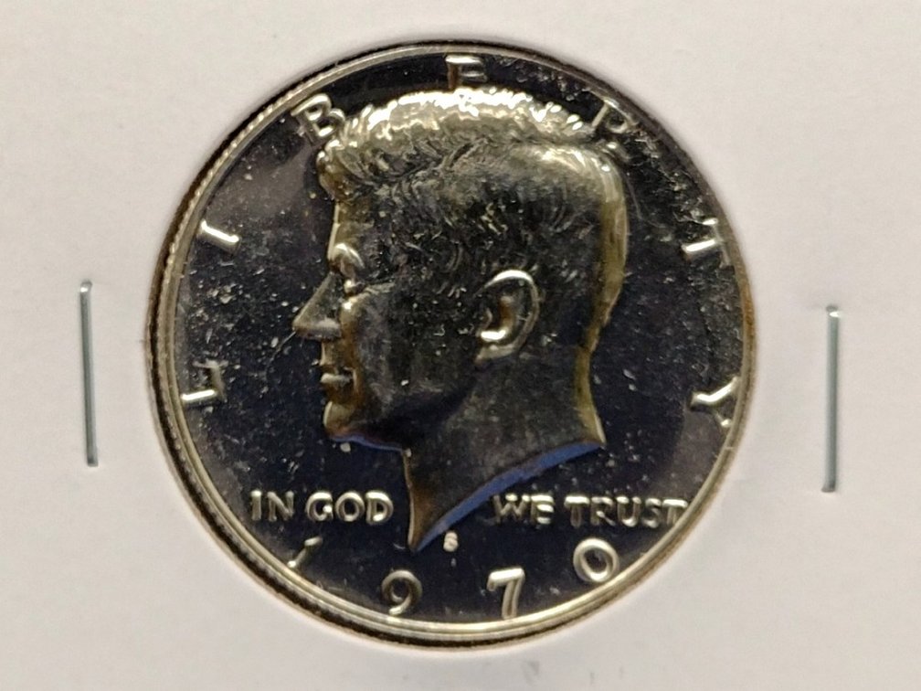 1970 S Proof 40% Silver Kennedy Half Dollar Coin