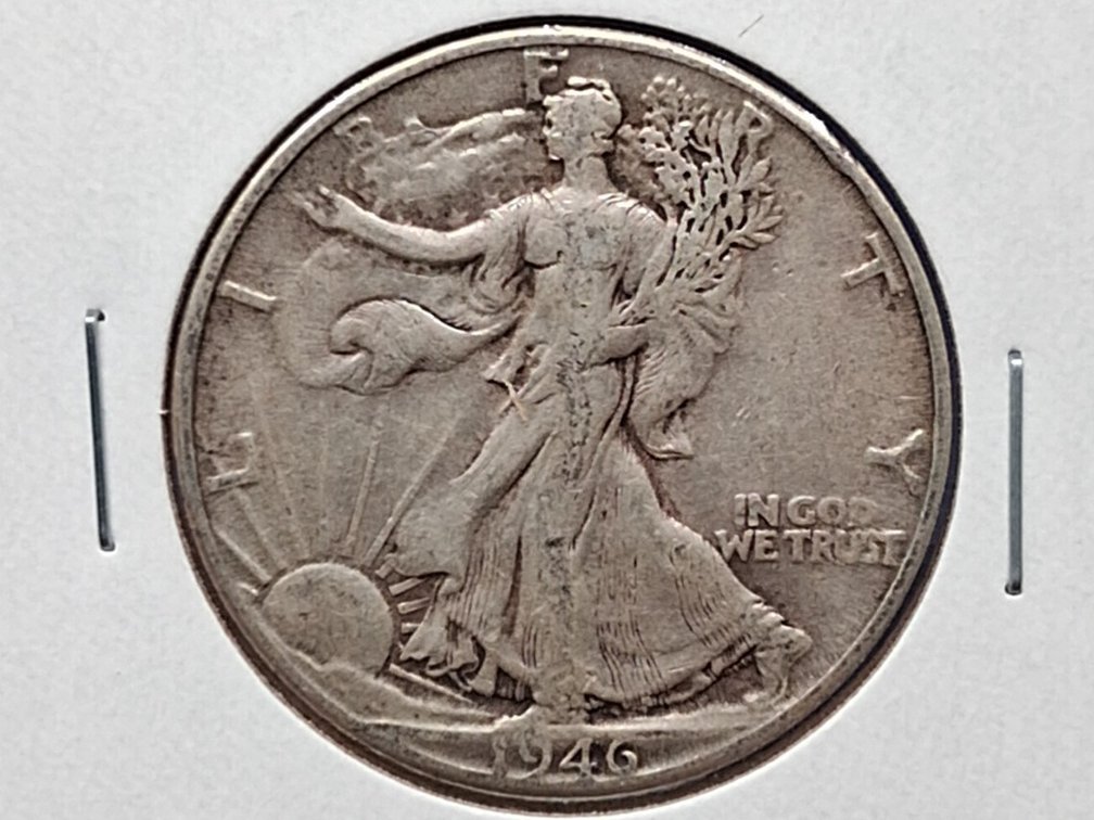 1946 D Walking Liberty Half Dollar Coin