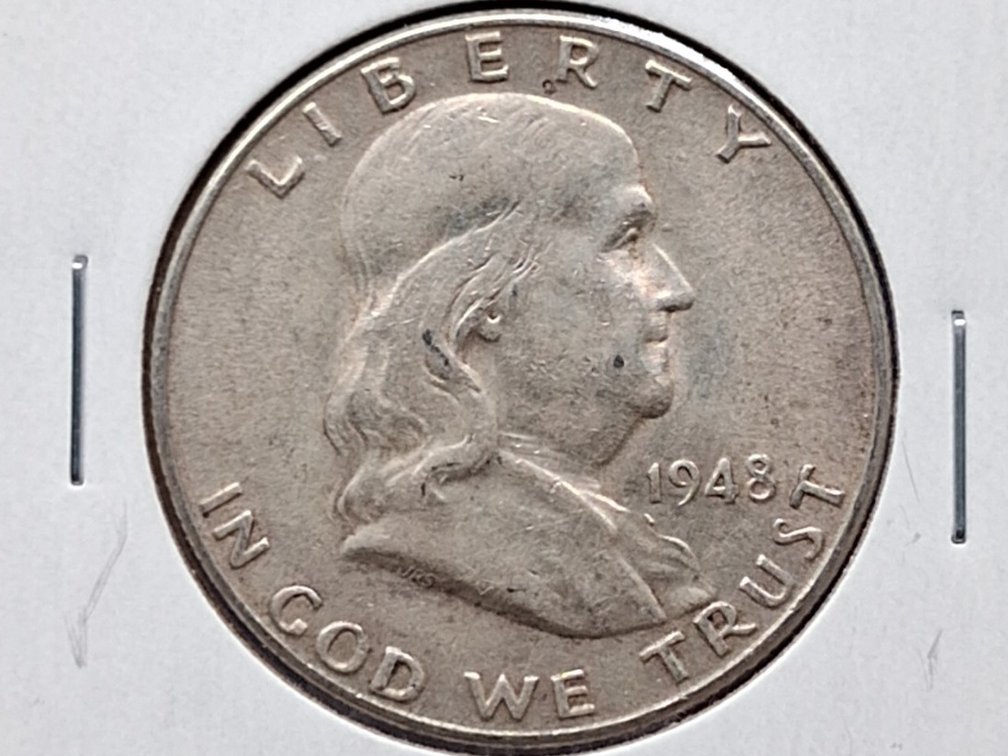 1948 D Franklin Half Dollar Coin