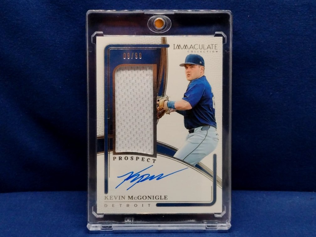 2026 Panini Immaculate Collection #PPA-KM Kevin McGonigle auto relic 9/99