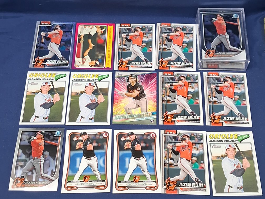 50 Jackson Holliday cards