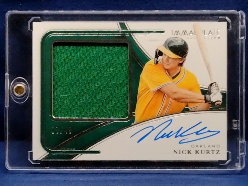 2026 Panini Immaculate Collection #PMS-NK Nick Kurtz auto relic 7/49
