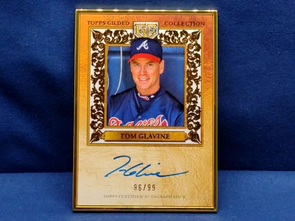 2025 Topps Gilded Collection #HAFA-TG Tom Glavine auto 96/99
